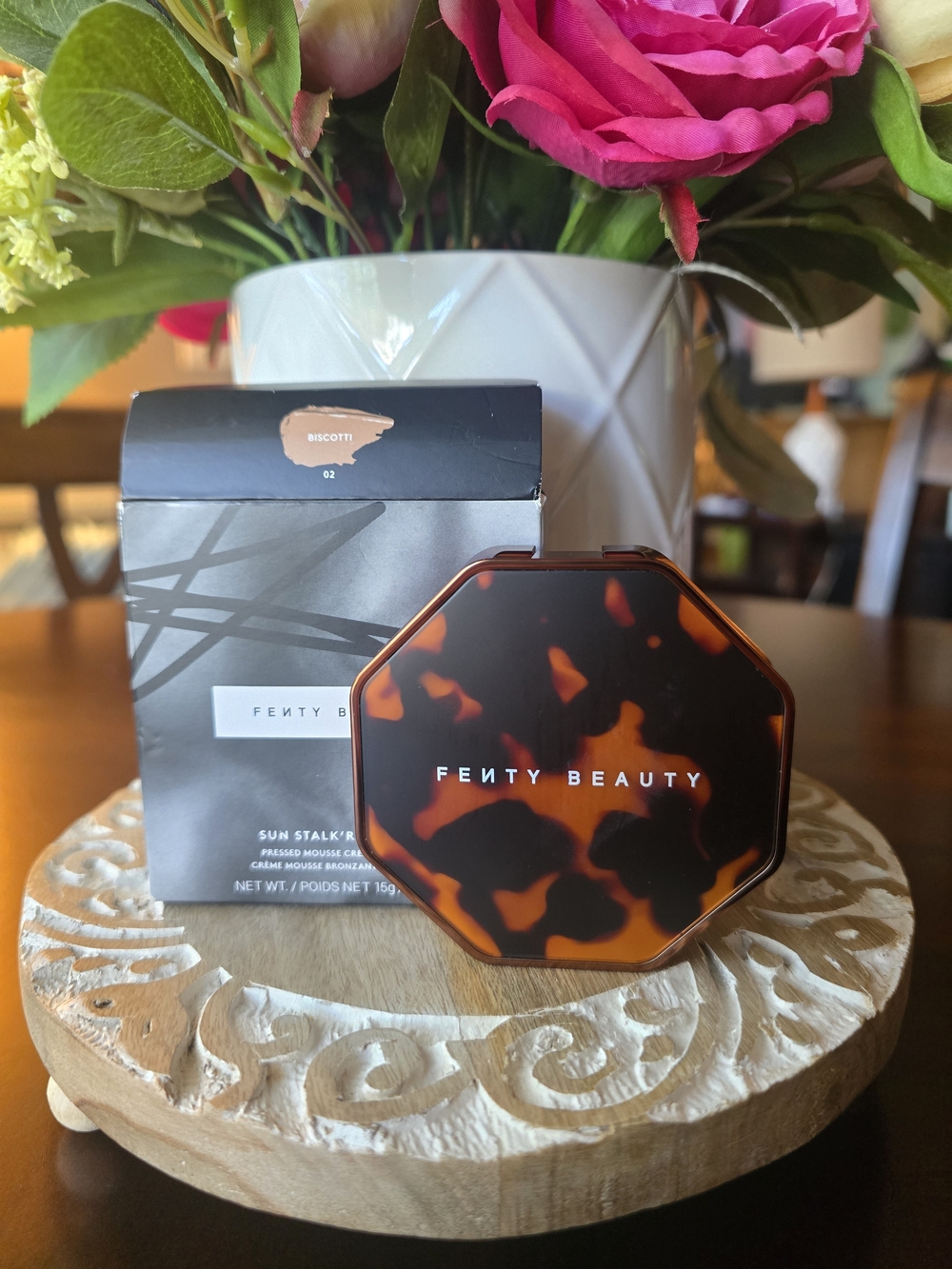 NEW Fenty Beauty Sun Stalk'r Cream Bronzer in Shade 02 Biscotti